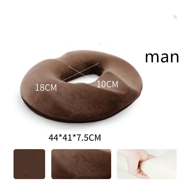 Memory Foam Seat Cushion with Washable Zip Cover, Men or Women
