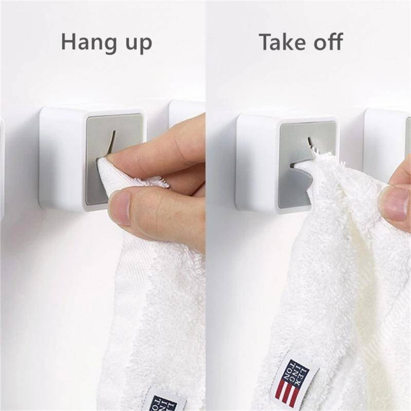 Self-Adhesive Towel Hook for Bathroom and Kitchen Walls