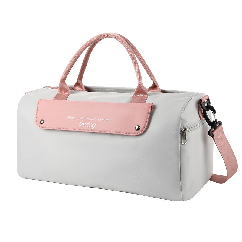 Waterproof Oxford Duffel with Dry and Wet Separation, 20 to 35L