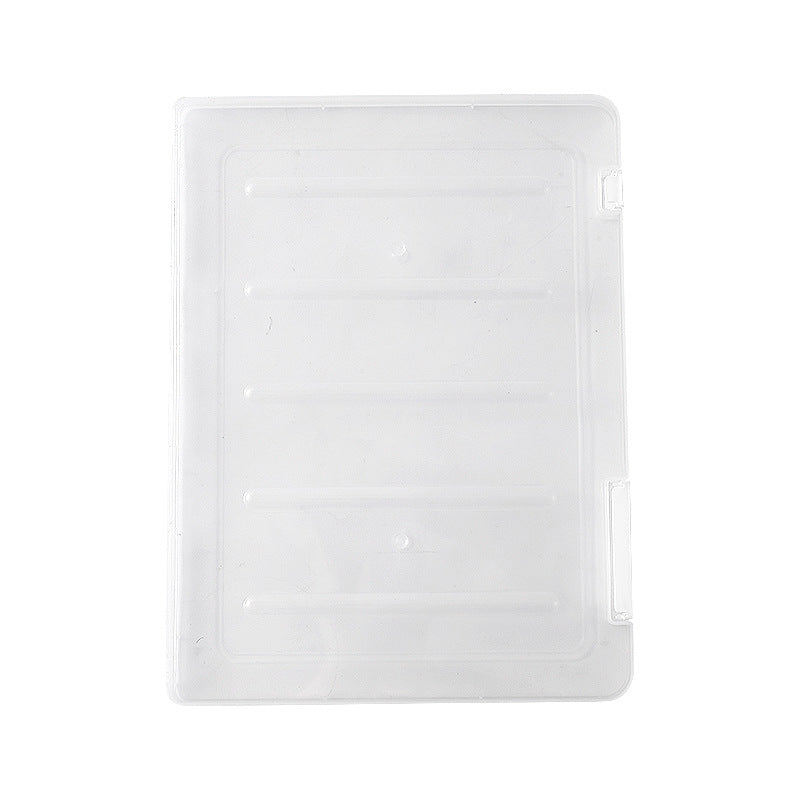Transparent Document Storage Box for Manuals and Stationery