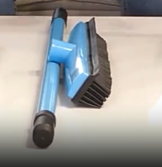 Pet Hair Removal Broom with Rubber Bristles