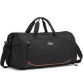 Small Gym Duffel Bag with Shoe Compartment and Wet Pocket, Black