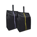 Recycled Water-Resistant Zip Shoe Bags for Travel, Set of 2