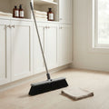 18 in Push Broom with Dual Stiff Bristles and 63 in Handle