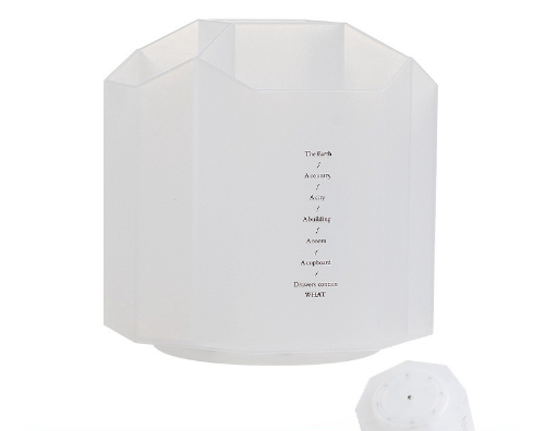 Rotating Desktop Pen Holder, 3, 5 or 9 Grids, PP Plastic