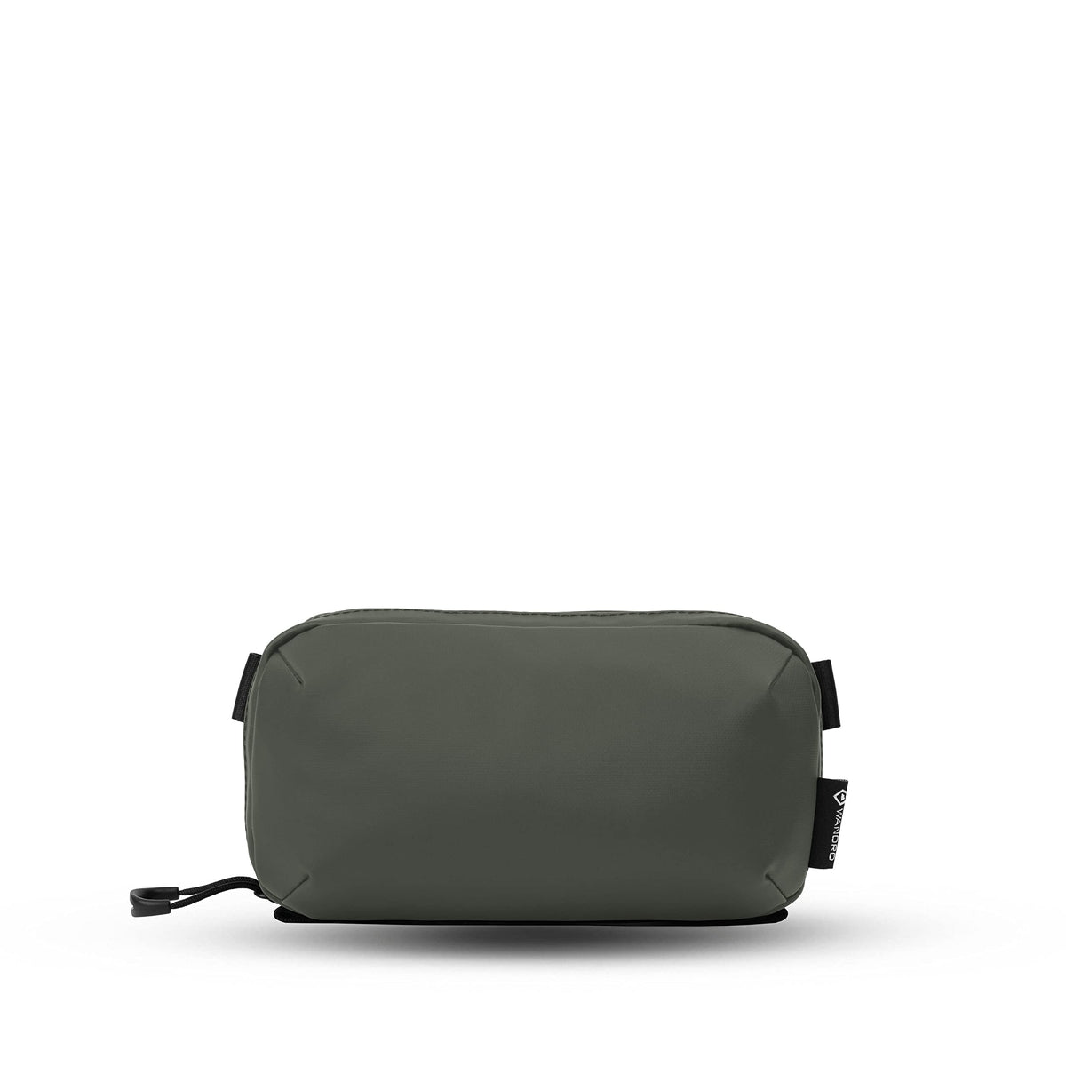 Small Weather-Resistant Tech Organizer Bag for Cables and Gear, Green