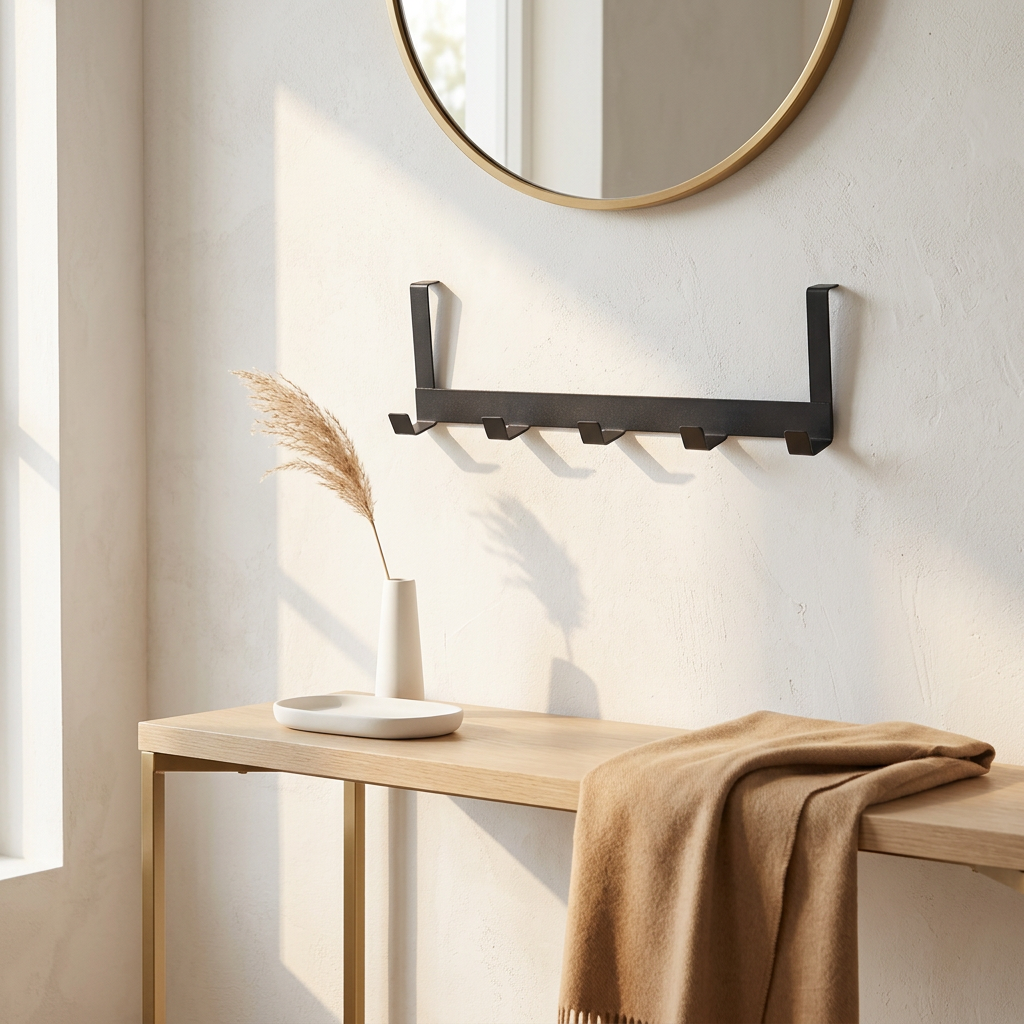 Minimalist Wall Hook for Towels, Hats and Bags