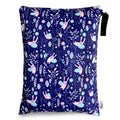 Water-Resistant Wet Bag for Swimwear and Diapers, Pink Rabbits