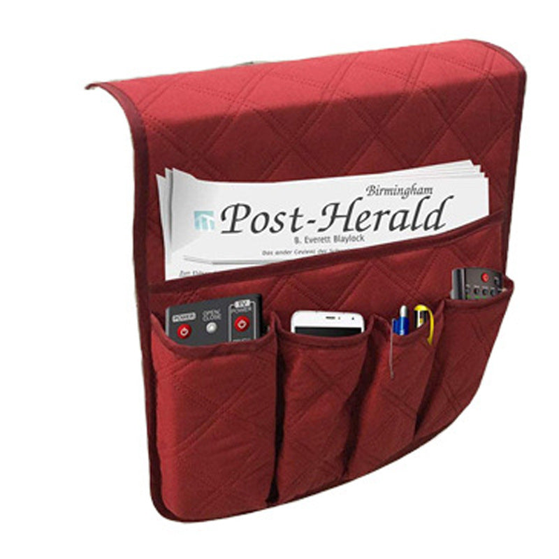 Polyester Sofa Armrest Caddy for Remotes and Books