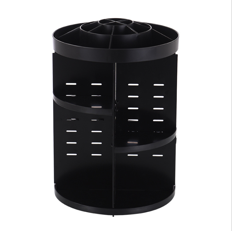 360-Degree Rotating Acrylic Makeup Organizer, 23 x 23 x 30 cm