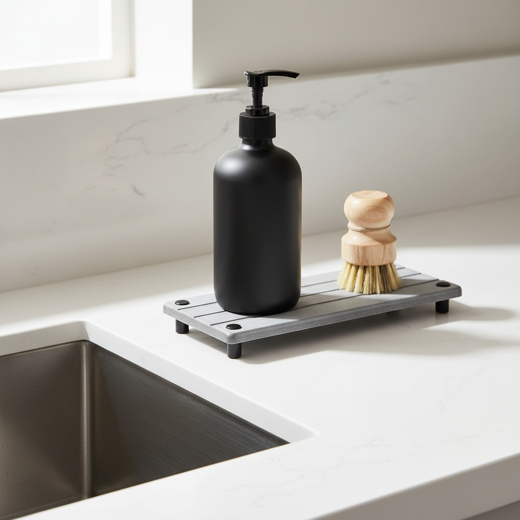 Fast-Drying Diatomite Sink Caddy