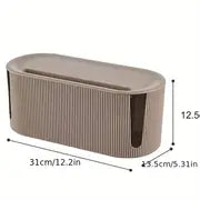 Ventilated PP Cable Management Box for Desk and TV