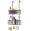 No-Drill Hanging Shower Caddy, 304 Stainless Steel, Black
