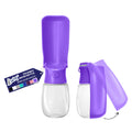 Foldable Dog Water Bottle with Drinking Feeder, 12 oz