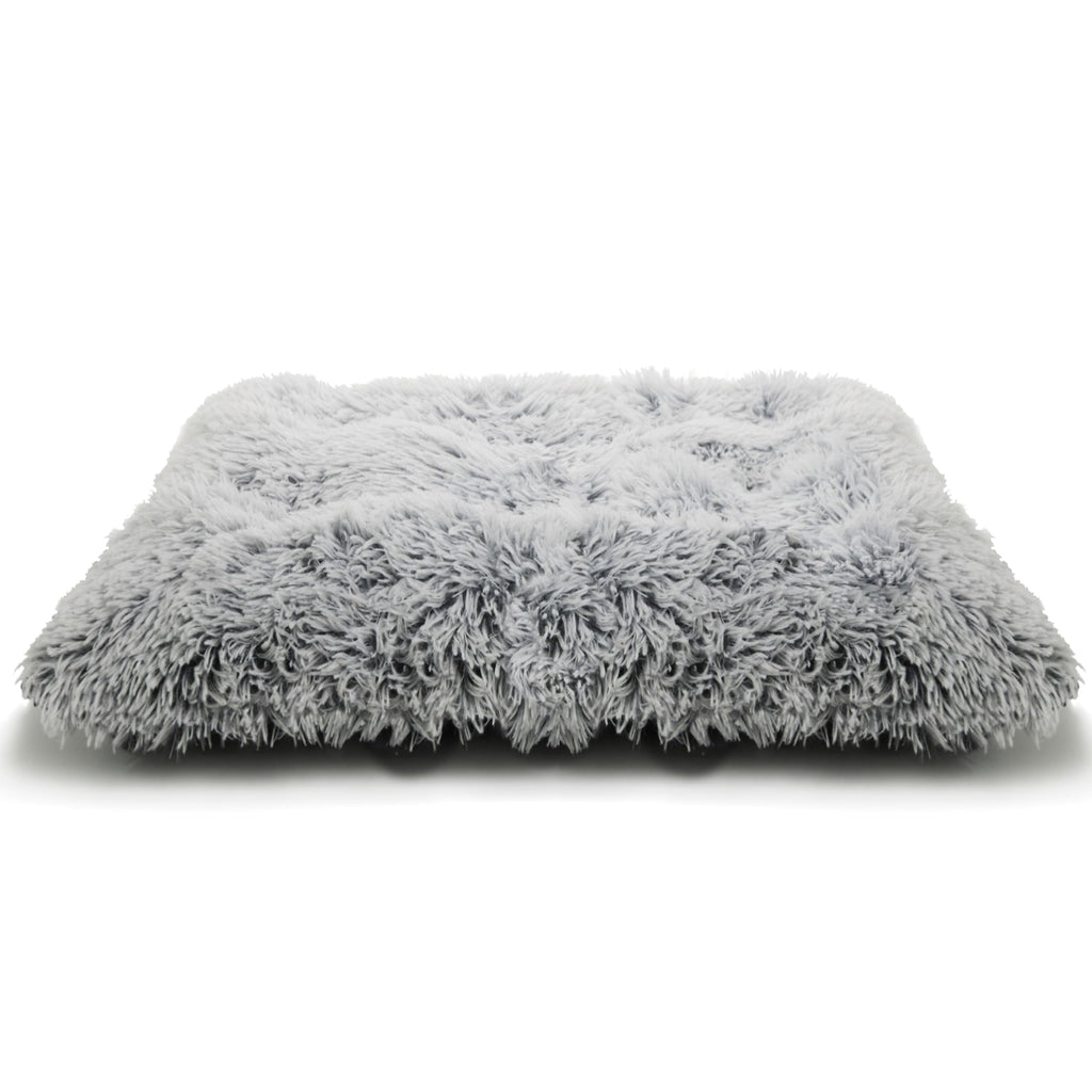 Washable Plush Pet Mat with Non-Slip Base, Foldable, 37 x 25 in
