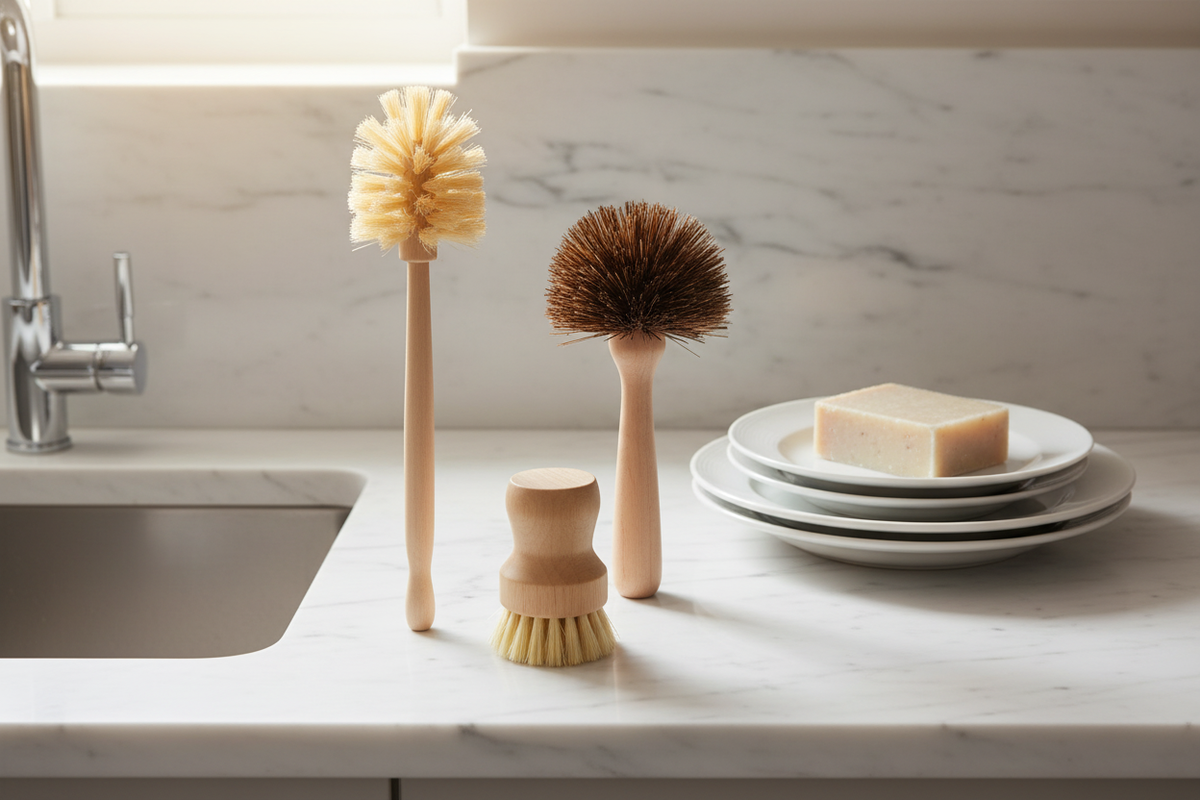Front angle - Bamboo Brush Set