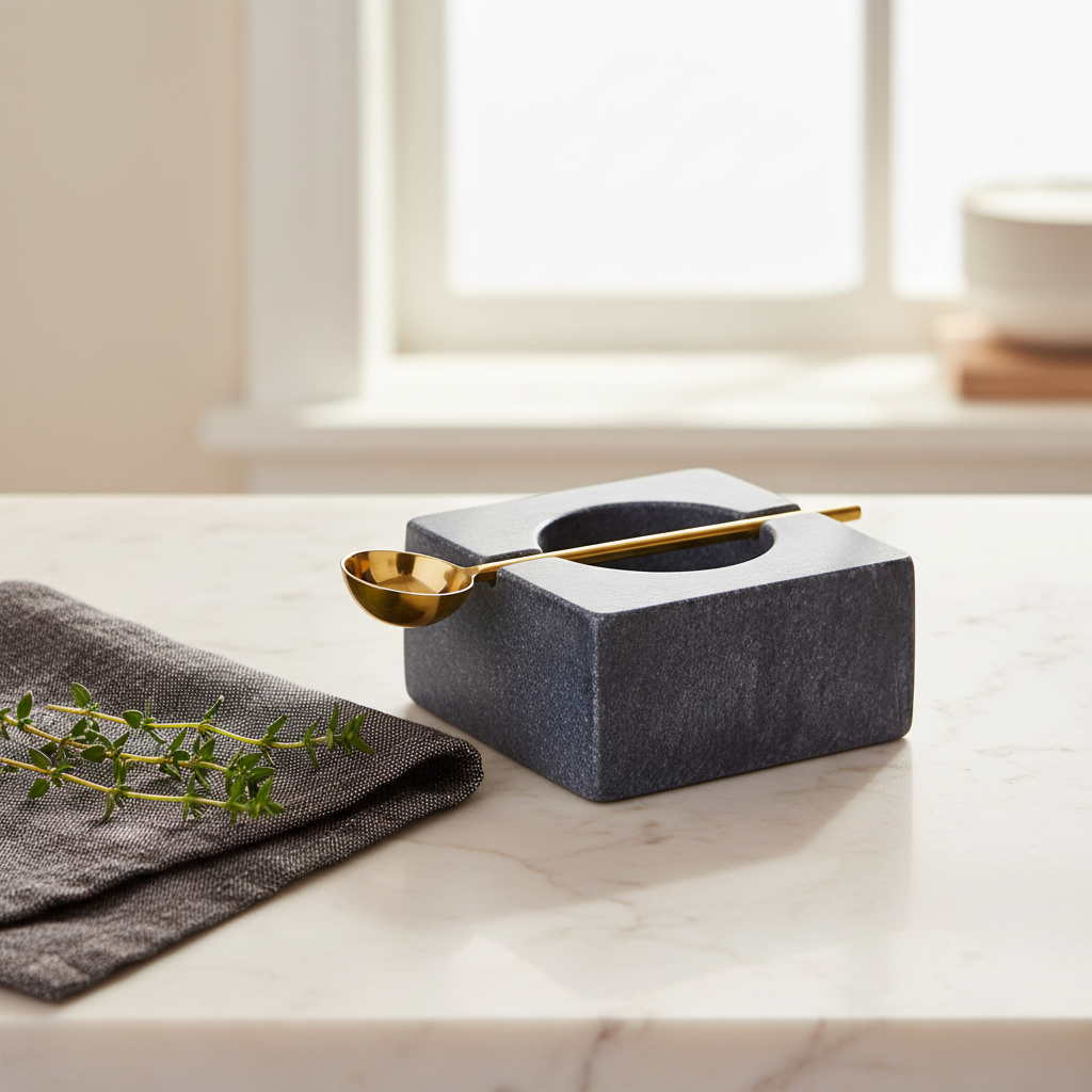 Grey Slate Salt Cellar 3/4