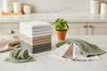 K&janet Waffle Dish Cloths, 12pk