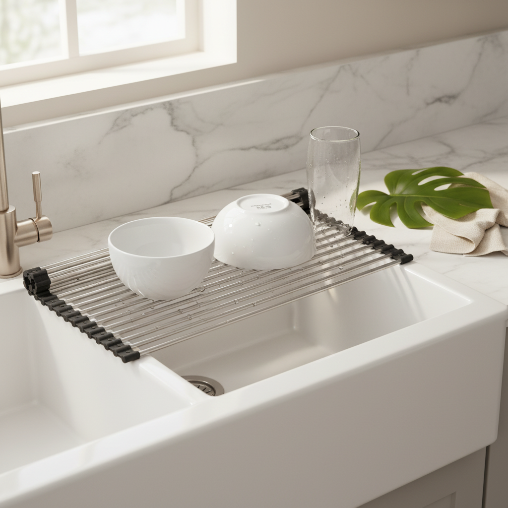 Luxury Roll-Up Dish Drying Rack