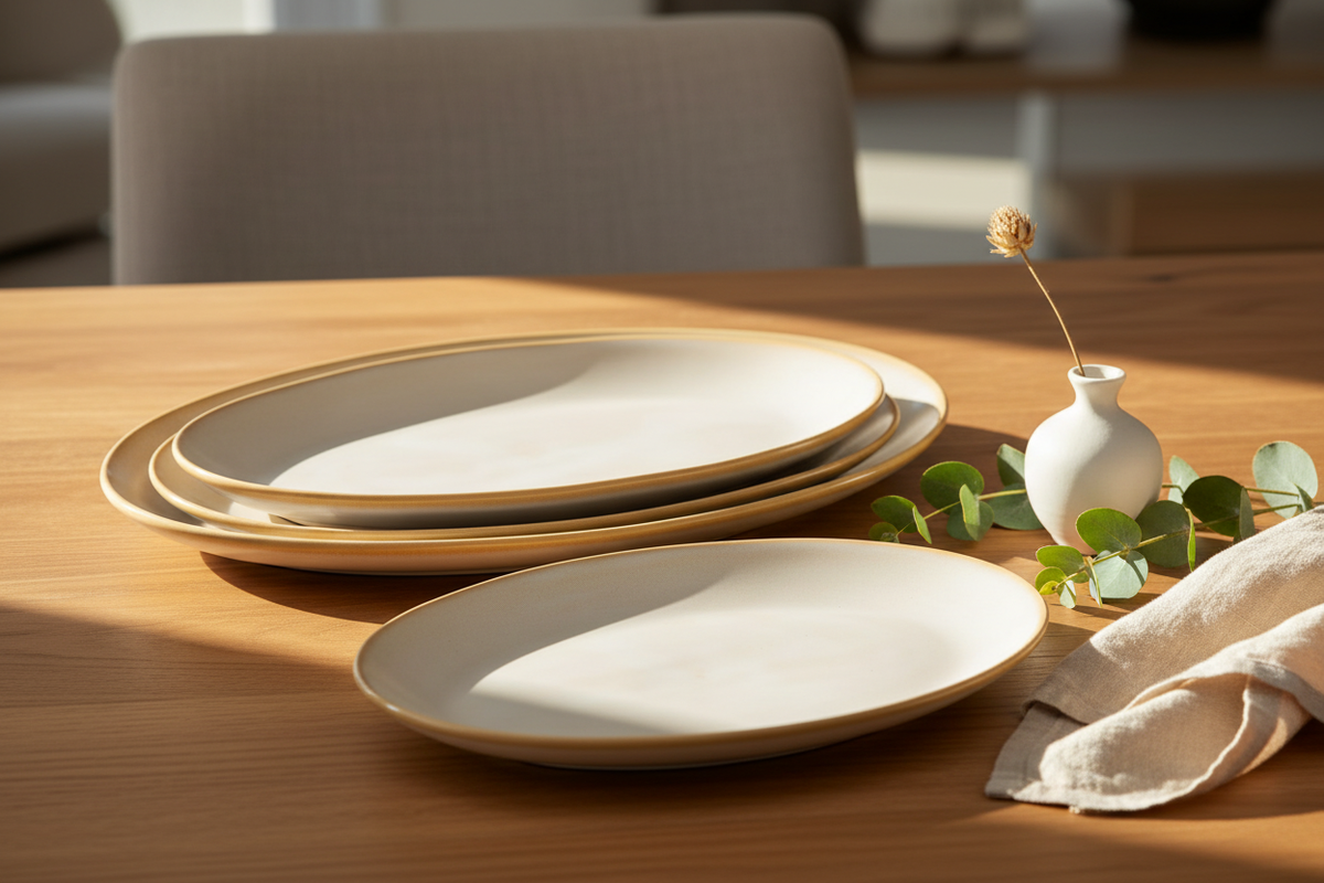 Magclay Ceramic Platters, Set of 3