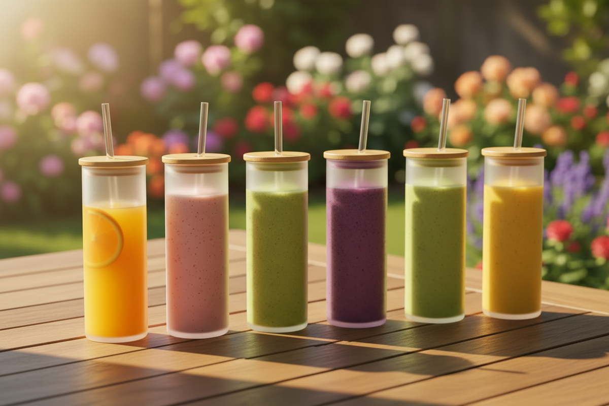 MHM Frosted Glass Tumbler - 6 Drinks Outdoor