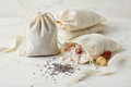 Natural Muslin Drawstring Bags – EVERVESTA Luxury