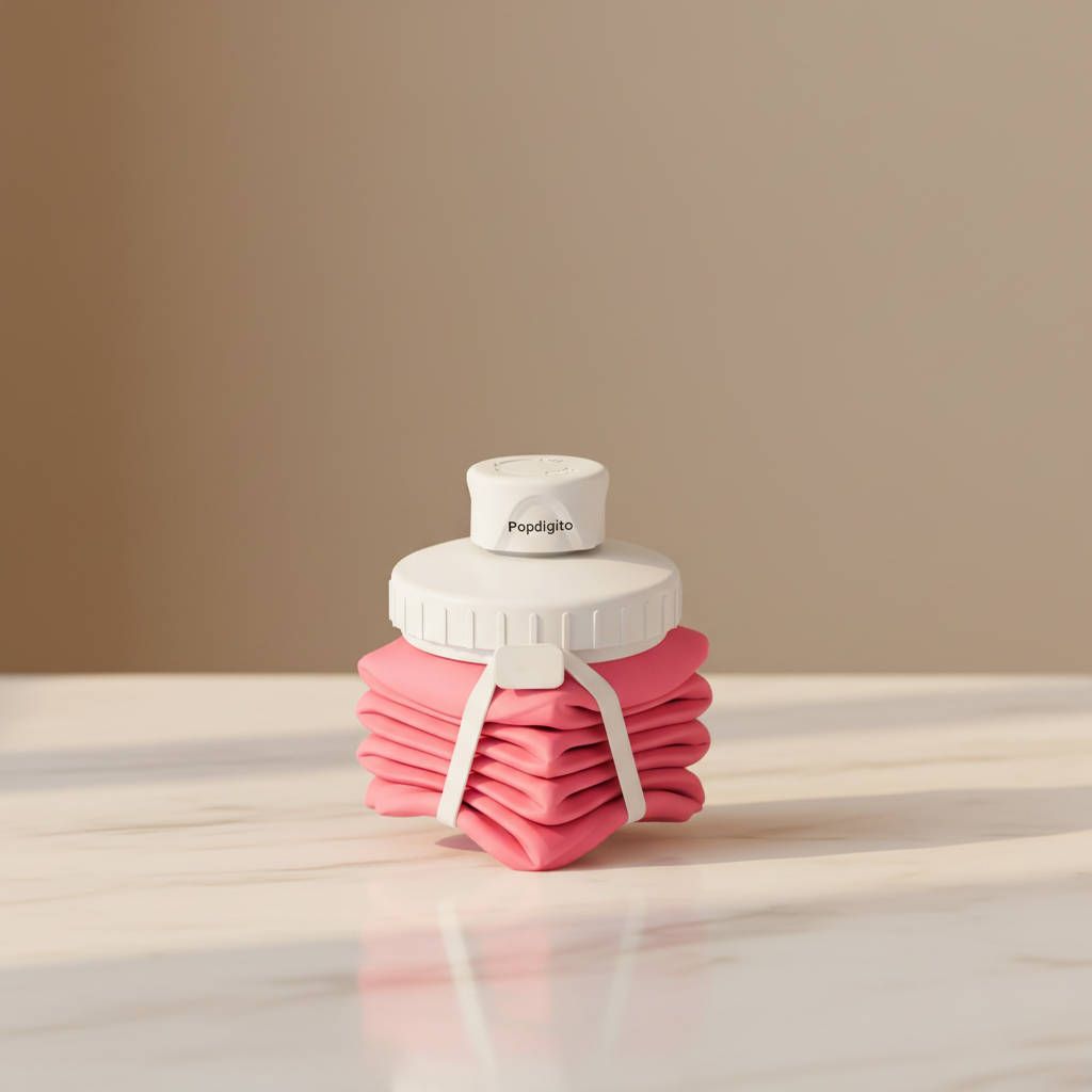 Popdigito Collapsed Bottle — Hero Shot