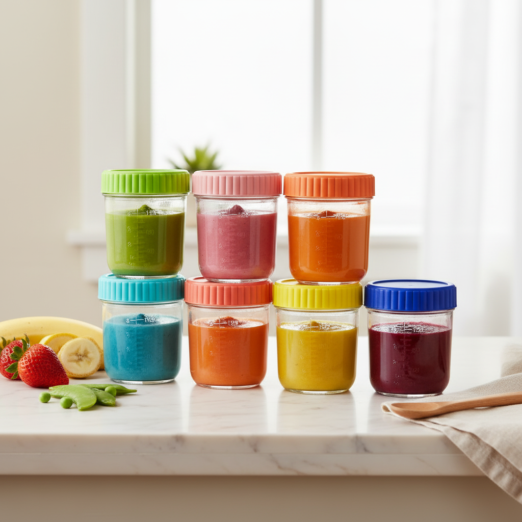 Rainbow Jars Lids On