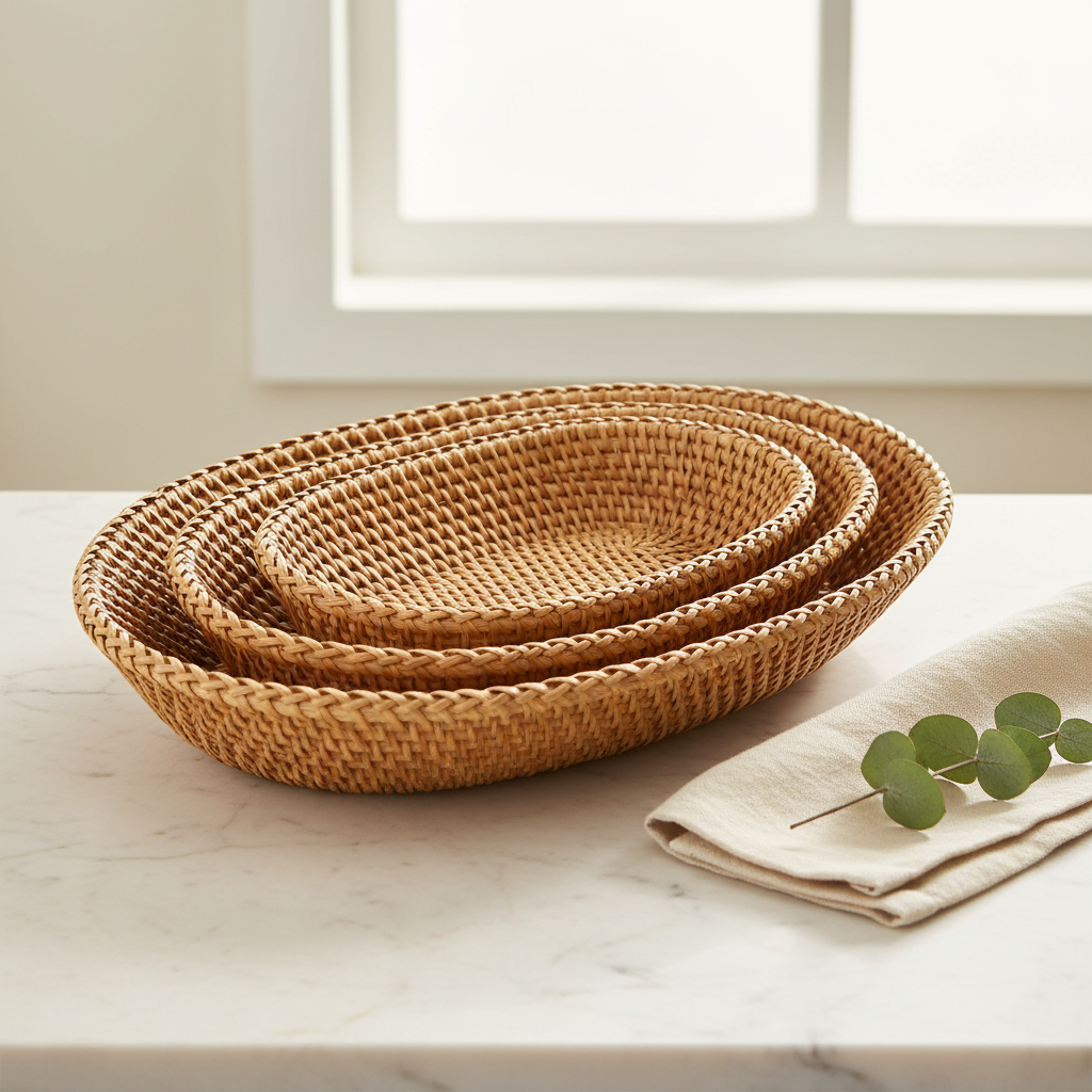 Rattan Baskets Clean