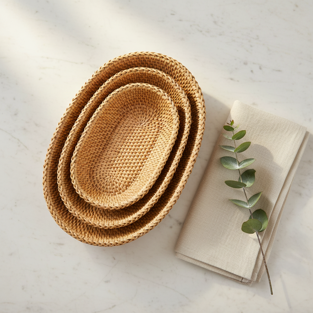Rattan Baskets Top
