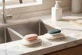 Soap Dish Scrubbers - Kitchen Counter with Sink