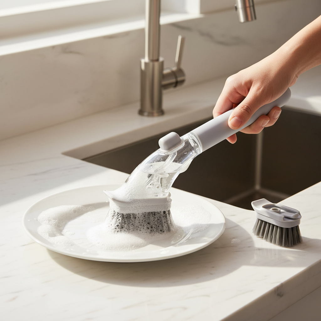 Soap Dispensing Dish Brush
