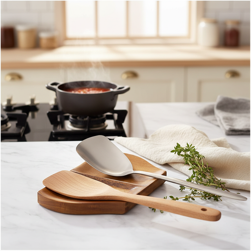 Spoon Rest - With Utensils