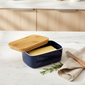 Sweese Large Butter Dish, Navy