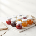 Glass Baby Food Jars with Soft Lids, 4 oz, 12 Pack
