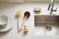Top angle - Bamboo Brush Set