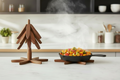 Trivet Set — Side Angle with Food