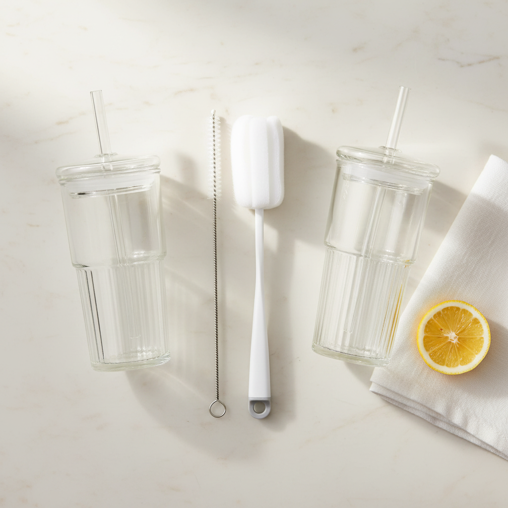 Tumblers with Brushes Top