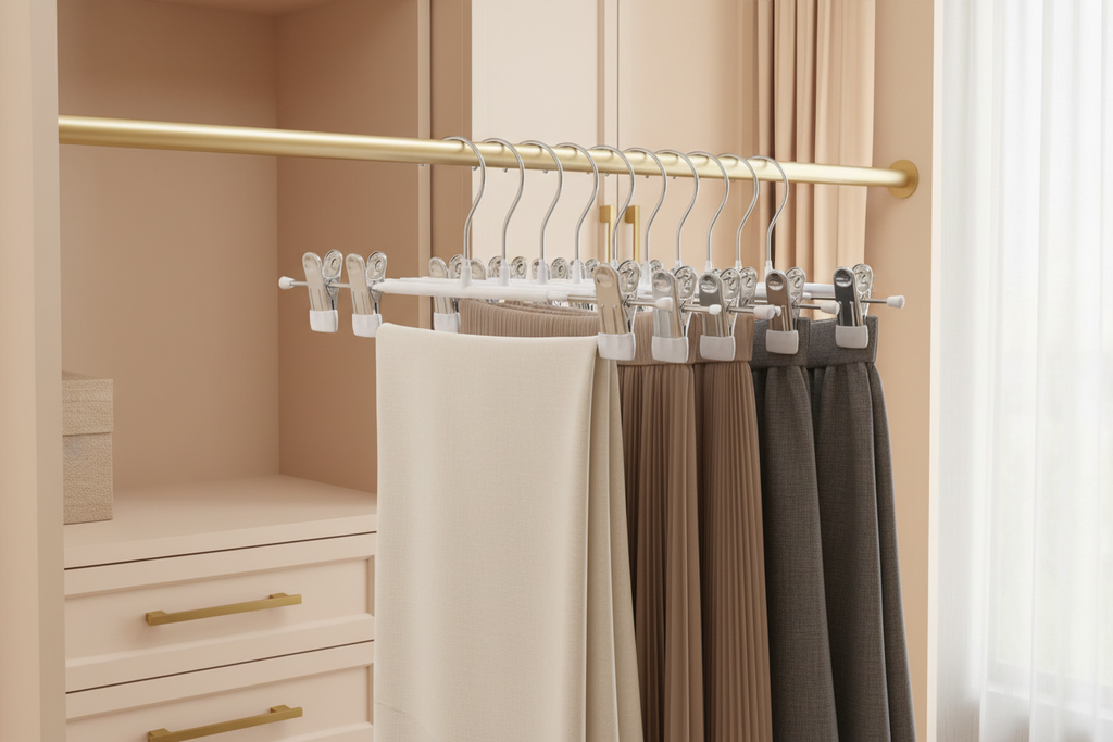 White Chrome Clip Hangers – EVERVESTA Luxury