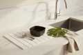 White Drying Mat - Kitchen Sink with Dishes